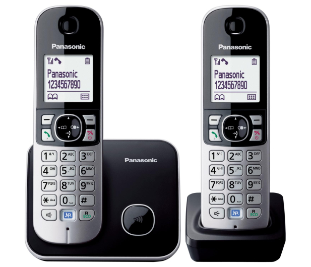 Panasonic KX-TG6812 Black Duo - 1422059 - zdjęcie 2